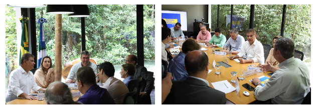 Governador Eduardo Riedel de Mato Grosso do Sul reúne bancada federal para definir distribuição de emendas e projetos prioritários para 2025.