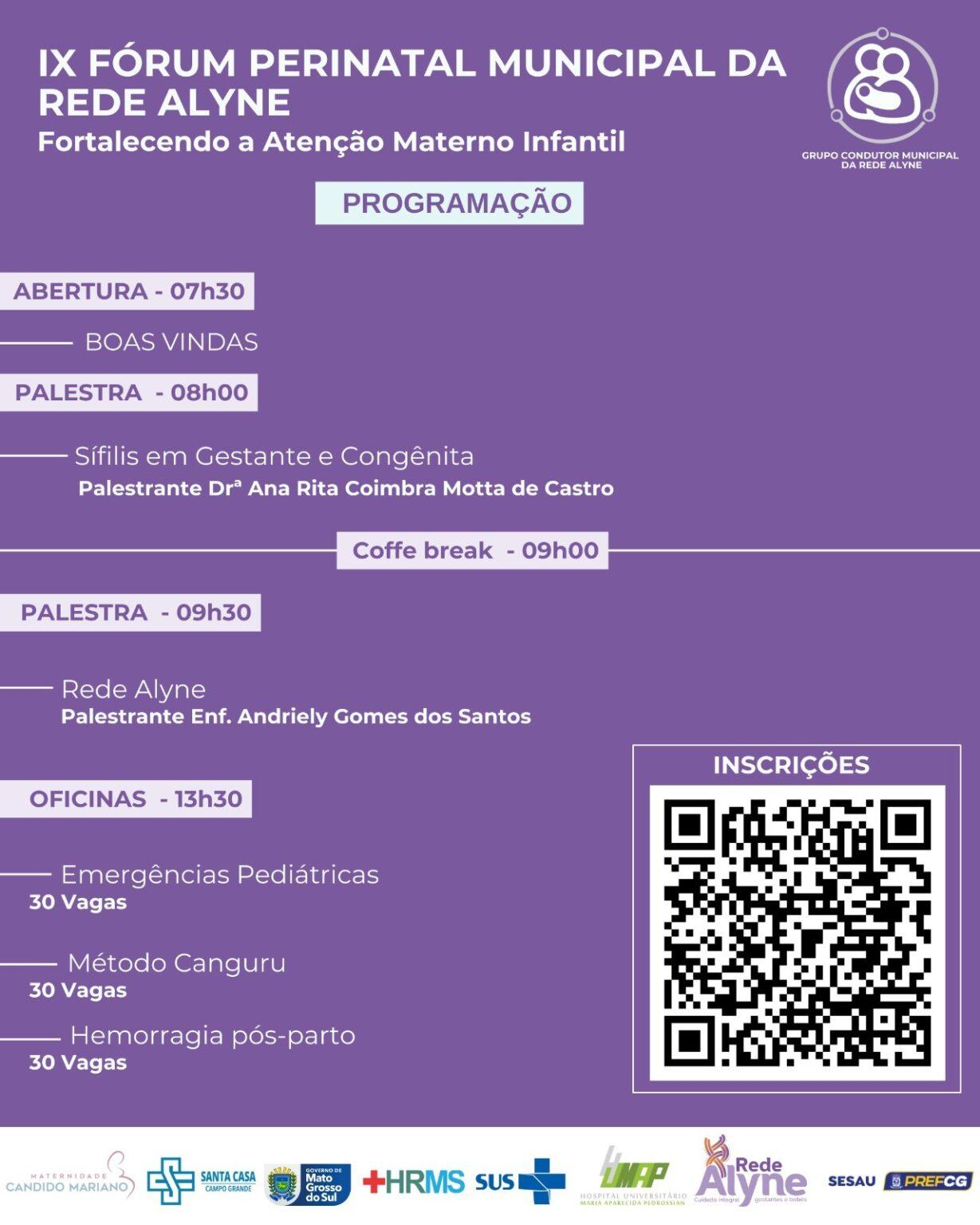 Fórum discute a implantação de programa para reduzir a mortalidade materna em Campo Grande.