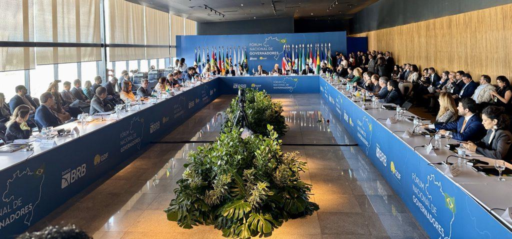 Fórum dos Governadores: Riedel discute reforma tributária, marco temporal e segurança pública.