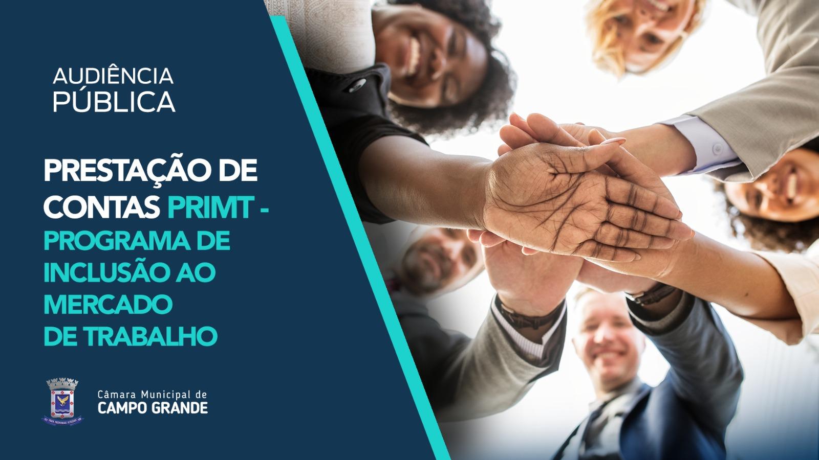 Câmara Municipal promove audiência pública para prestação de contas do Primt.