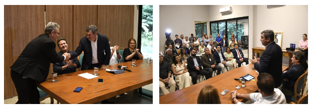 Com repasse de R$ 32 milhões,  o Governador Eduardo Riedel  de MS anuncia 13° parcela para 79 hospitais do Estado. Com repasse de R$ 32 milhões,  o Governador Eduardo Riedel  de MS anuncia 13° parcela para 79 hospitais do Estado.