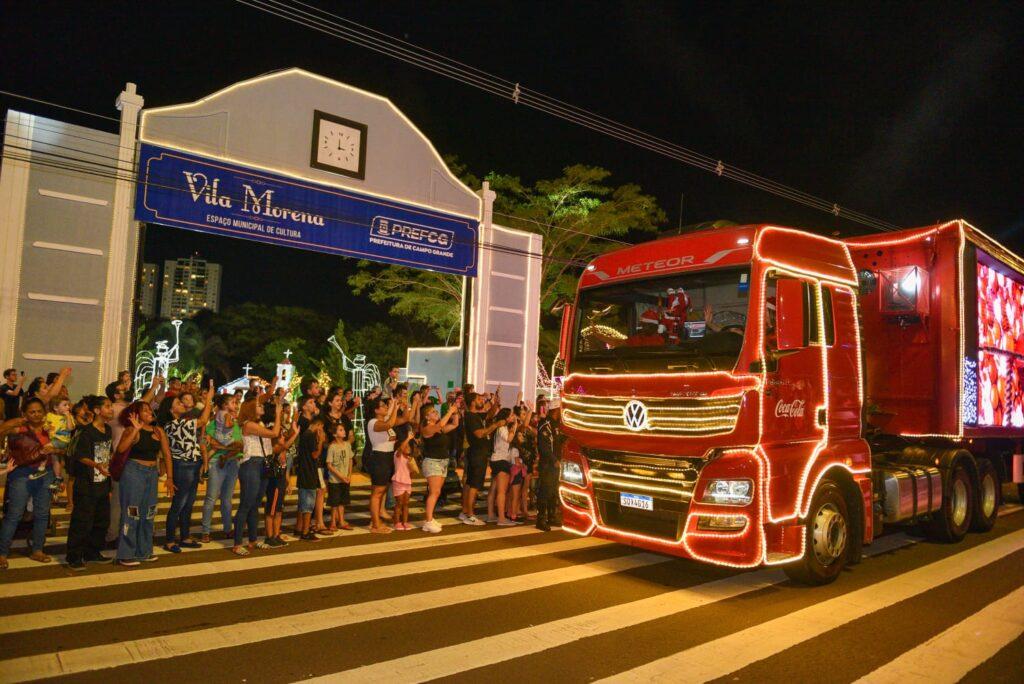 Cidade do Natal reabre hoje com atrações e passagem da Caravana da Coca-Cola.
