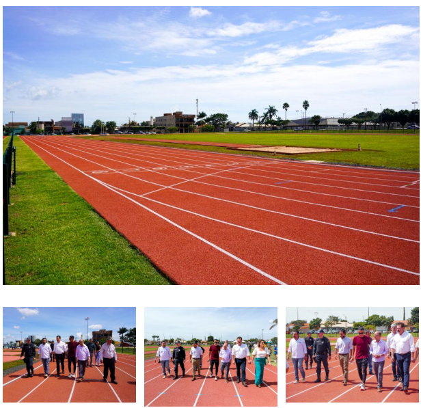 Governo de MS inaugura pista de atletismo com homologação internacional em Chapadão do Sul. Governo de MS inaugura pista de atletismo com homologação internacional em Chapadão do Sul.