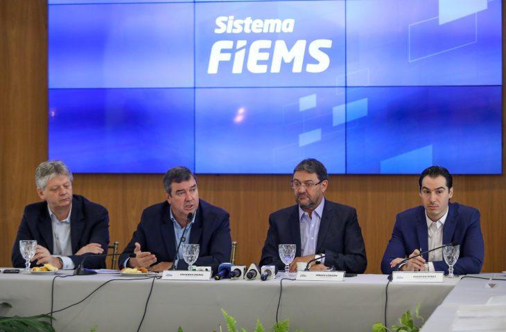 Crescimento industrial contribui para geração de emprego e aumento das exportações em MS. Crescimento industrial contribui para geração de emprego e aumento das exportações em MS.