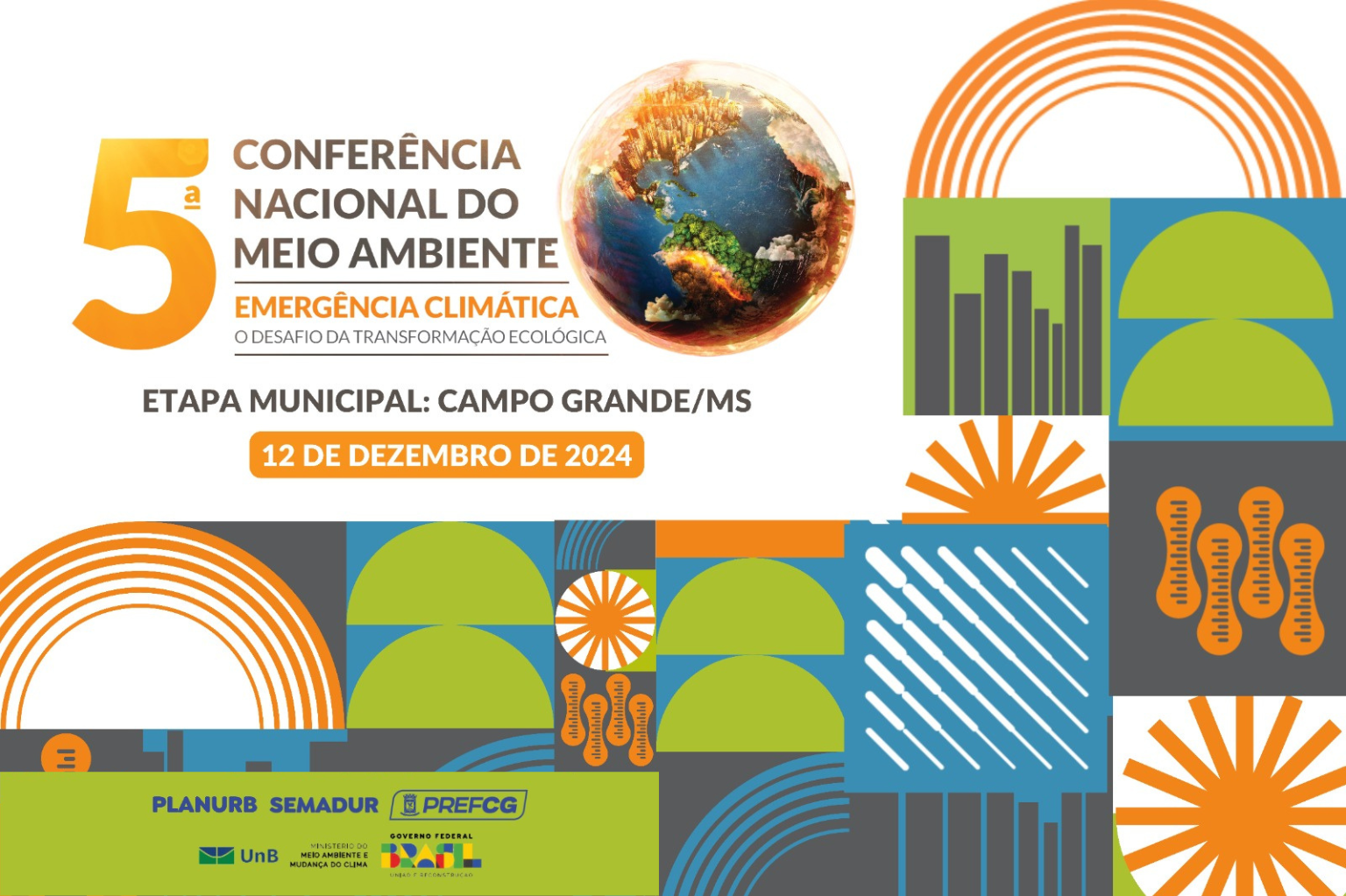 Prefeitura prorroga o prazo de inscrições para a 5ª Conferência Municipal do Meio Ambiente.