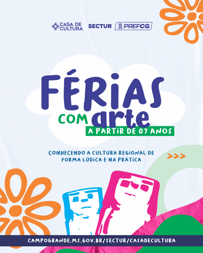 Confira a programação especial de férias na Casa de Cultura.
