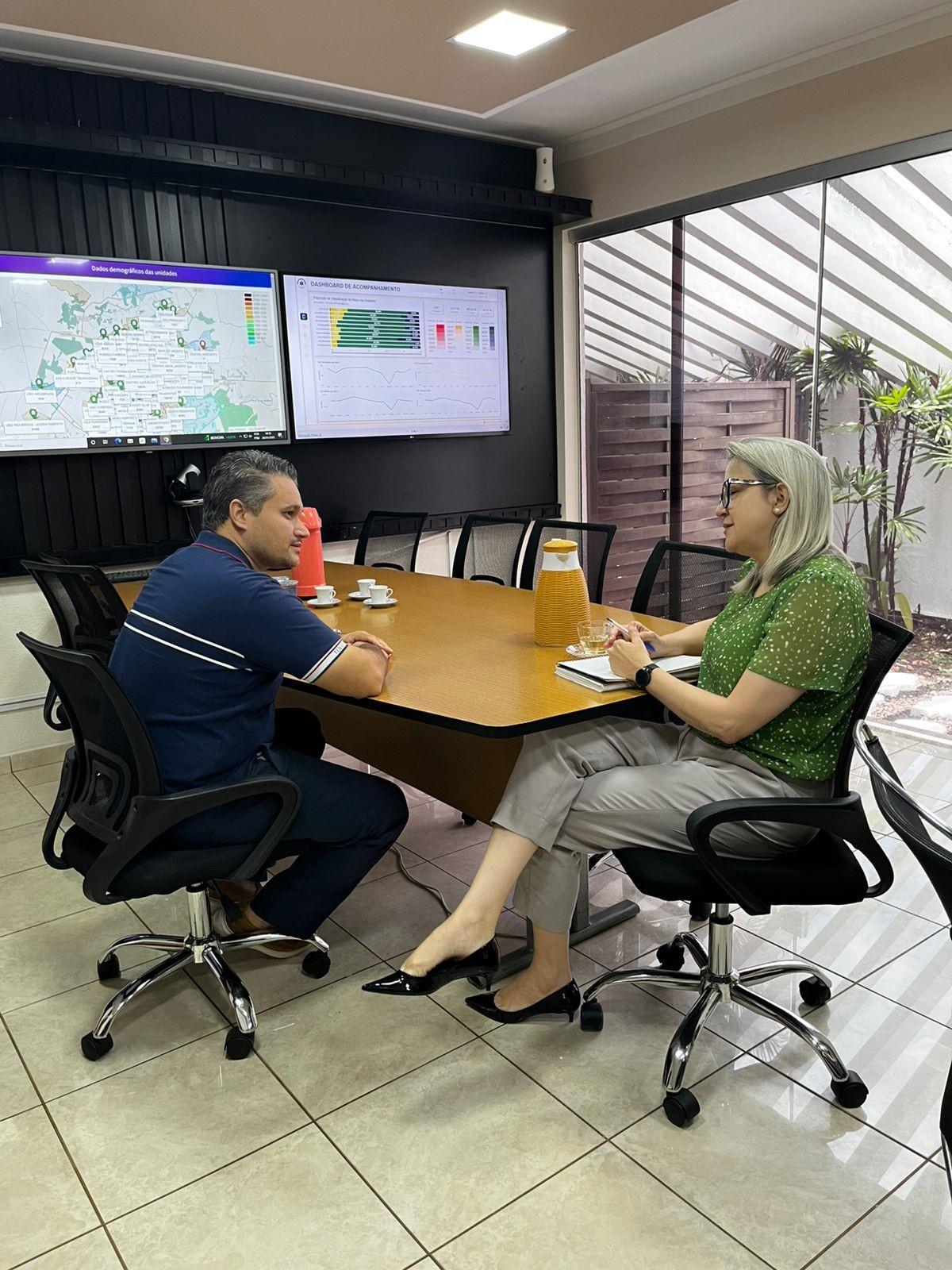 Leinha visita postos de saúde e leva demandas da população à Sesau.