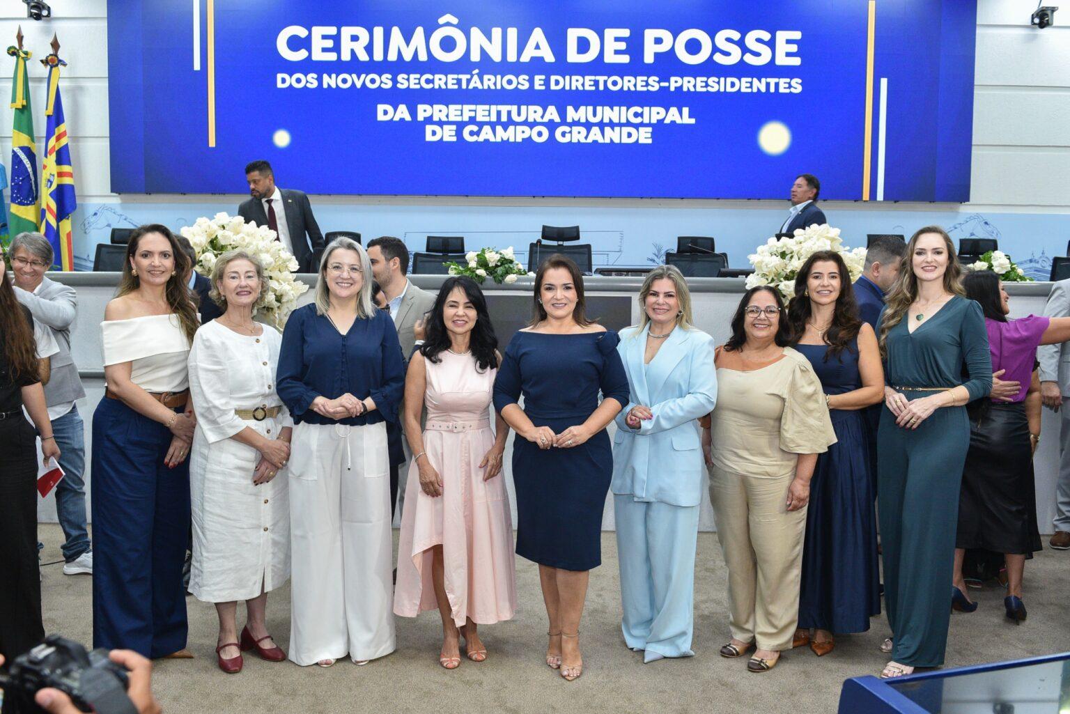 REPRESENTATIVIDADE FEMININA: Gestão da prefeita Adriane é destaque com mais de 40% de mulheres no comando em Campo Grande;