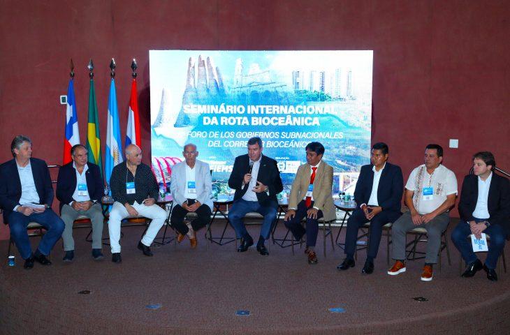 Seminário Internacional da Rota Bioceânica avança em acordos para integração, logística, infraestrutura e segurança. Seminário Internacional da Rota Bioceânica avança em acordos para integração, logística, infraestrutura e segurança.