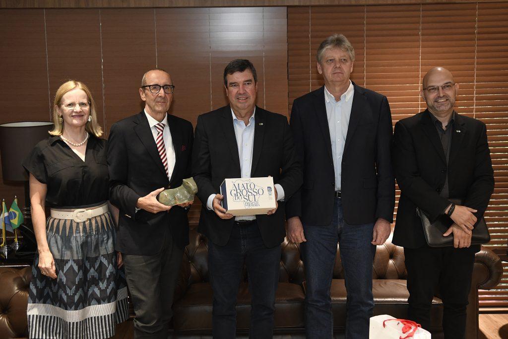 Oportunidades e dinâmica de crescimento em MS são apresentadas ao embaixador da Áustria no Brasil. Oportunidades e dinâmica de crescimento em MS são apresentadas ao embaixador da Áustria no Brasil.
