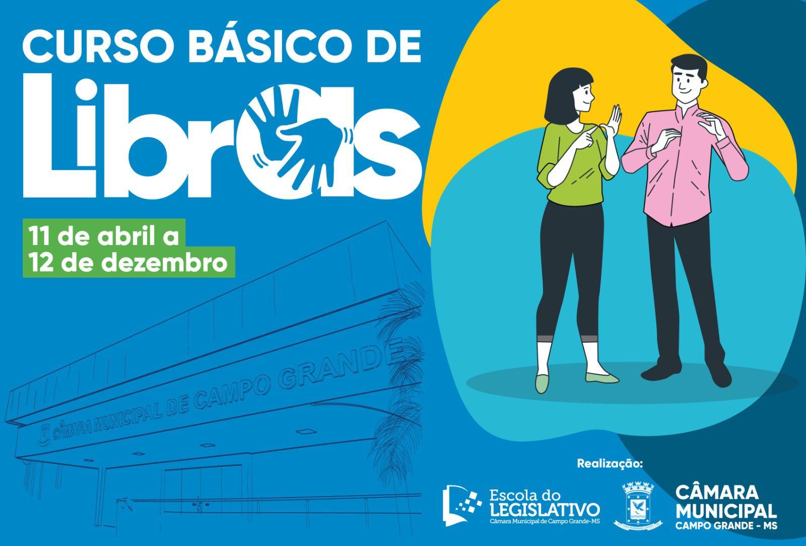 Câmara Municipal de Campo Grande oferece curso básico de Libras gratuito.