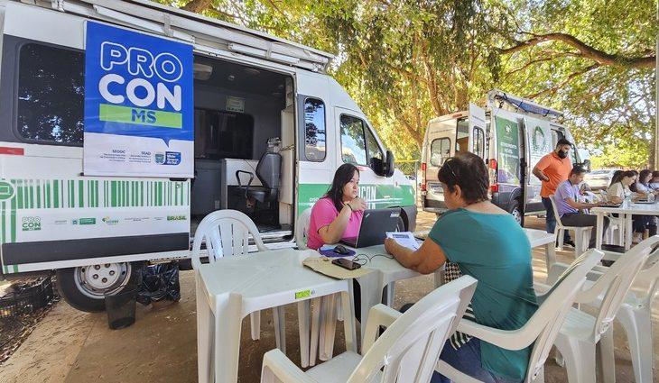 Em Campo Grande, Procon de MS atende no sábado moradores do Lageado. Em Campo Grande, Procon de MS atende no sábado moradores do Lageado.