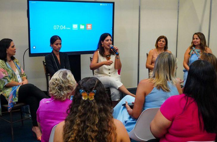 Em talk show, Setesc leva diálogo sobre inovação e empreendedorismo feminino ao Delas Day. Em talk show, Setesc leva diálogo sobre inovação e empreendedorismo feminino ao Delas Day.