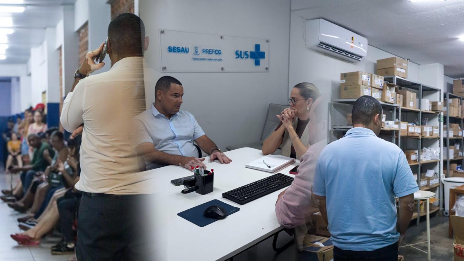 Vereador Wilson Lands fiscaliza UPAs e CRS para solicitar melhorias na saúde pública. Vereador Wilson Lands fiscaliza UPAs e CRS para solicitar melhorias na saúde pública.