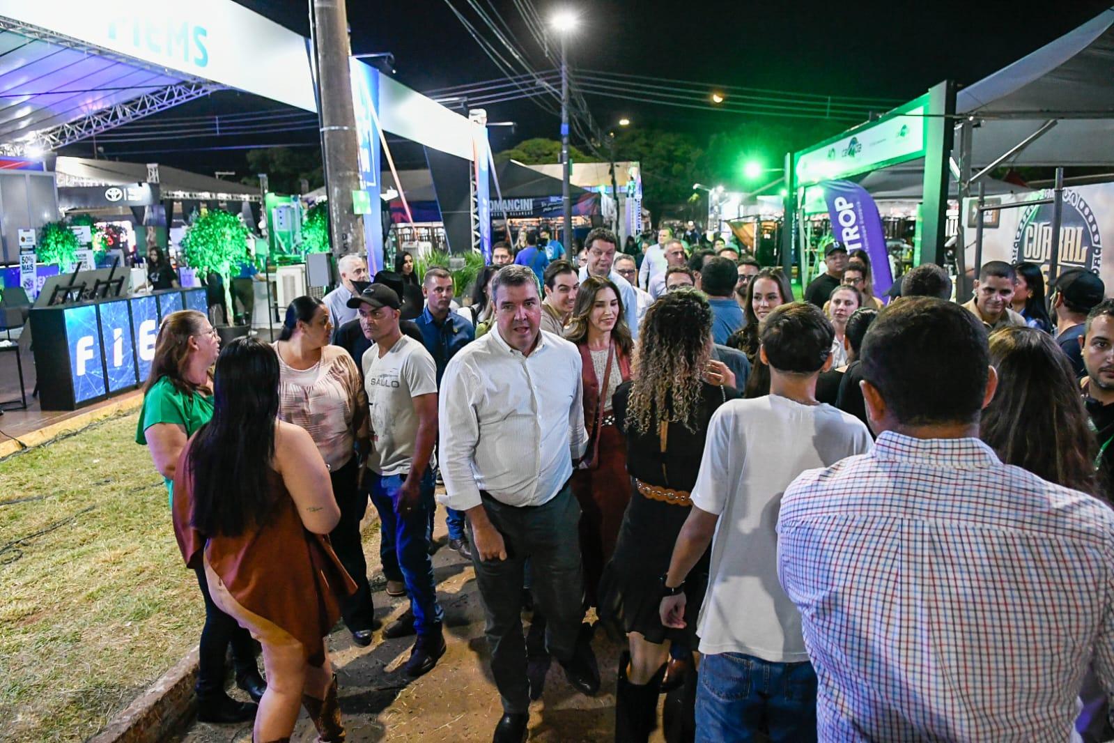 Na Expogrande, Governo de MS anuncia parceria para ‘campo mais seguro’ e destaca avanços no agronegócio. Na Expogrande, Governo de MS anuncia parceria para ‘campo mais seguro’ e destaca avanços no agronegócio.