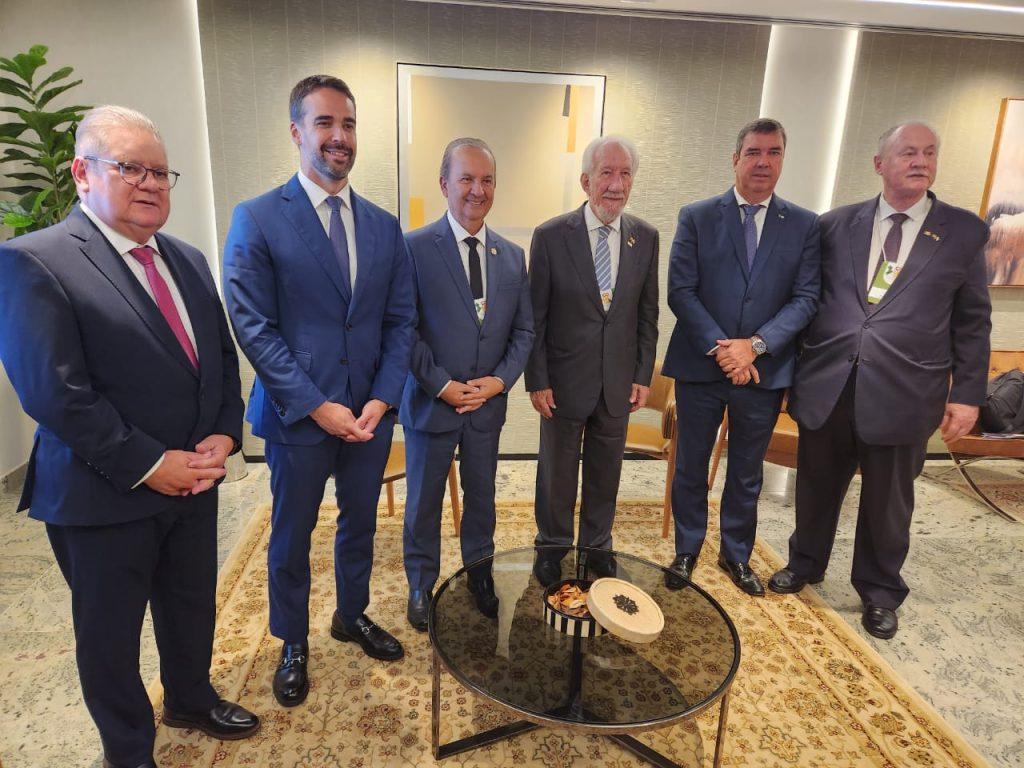 Codesul: governadores avançam em projetos de segurança e sistema de monitoramento climático. Codesul: governadores avançam em projetos de segurança e sistema de monitoramento climático.