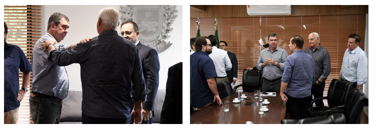 Governador discute ações para conter estragos da chuva em Jardim, Guia Lopes e Caracol. Governador discute ações para conter estragos da chuva em Jardim, Guia Lopes e Caracol.