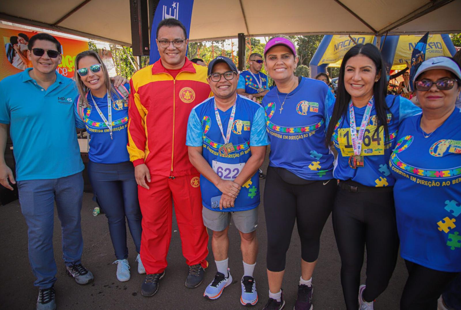 Comprometida com a pauta da inclusão, Câmara CG marca presença na Corrida dos Amigos do Autista.