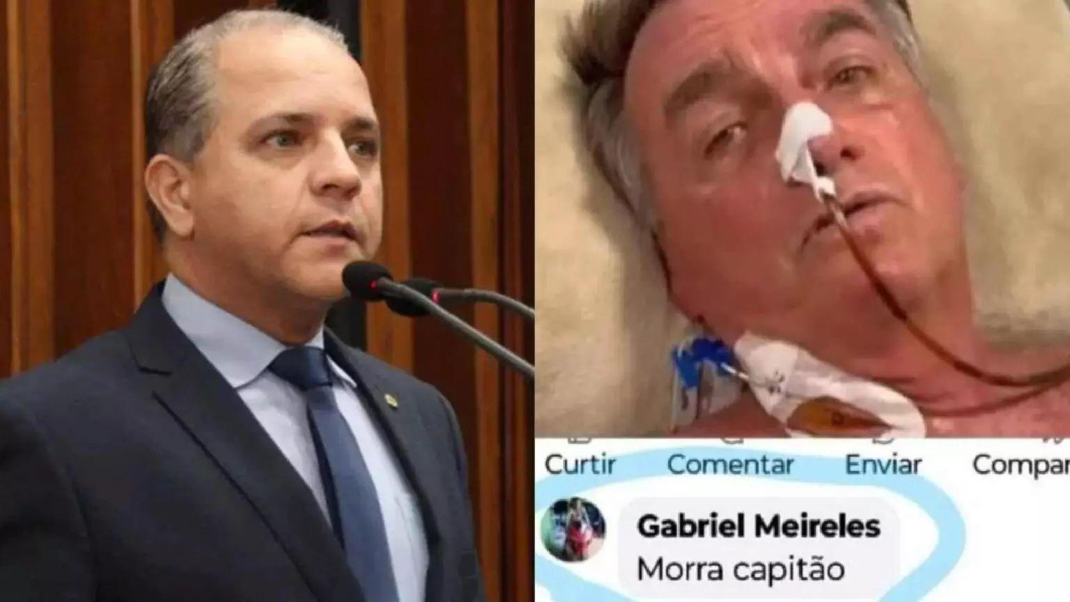 Deputado Coronel David pede exoneração de servidor do Detran-MS que desejou morte de Bolsonaro. Deputado Coronel David pede exoneração de servidor do Detran-MS que desejou morte de Bolsonaro.