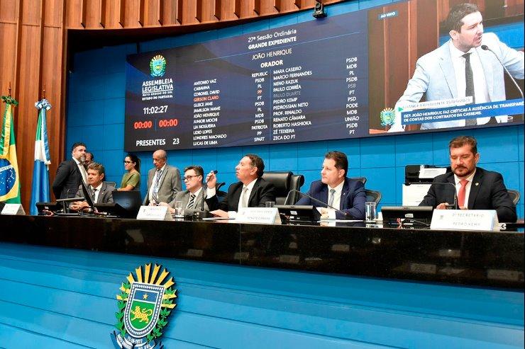 Deputados debatem prestação de contas feita pela Cassems em 2024. Deputados debatem prestação de contas feita pela Cassems em 2024.