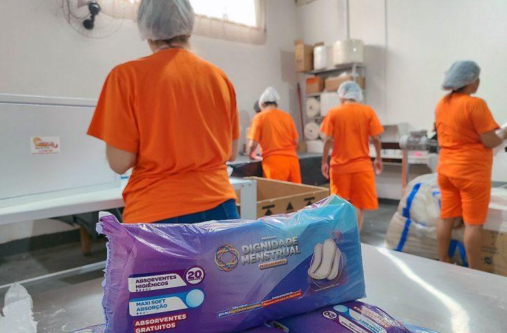 Dignidade Menstrual: MS é pioneiro em programa nacional de confecção de absorventes em presídios. Dignidade Menstrual: MS é pioneiro em programa nacional de confecção de absorventes em presídios.