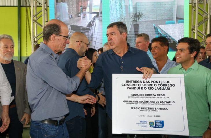 Governo de MS entregas obras e anuncia o tão sonhado contorno viário de Amambai. Governo de MS entregas obras e anuncia o tão sonhado contorno viário de Amambai.