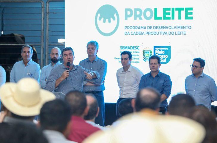 Proleite MS: Governo lança programa que vai impulsionar e modernizar setor leiteiro do Estado. Proleite MS: Governo lança programa que vai impulsionar e modernizar setor leiteiro do Estado.