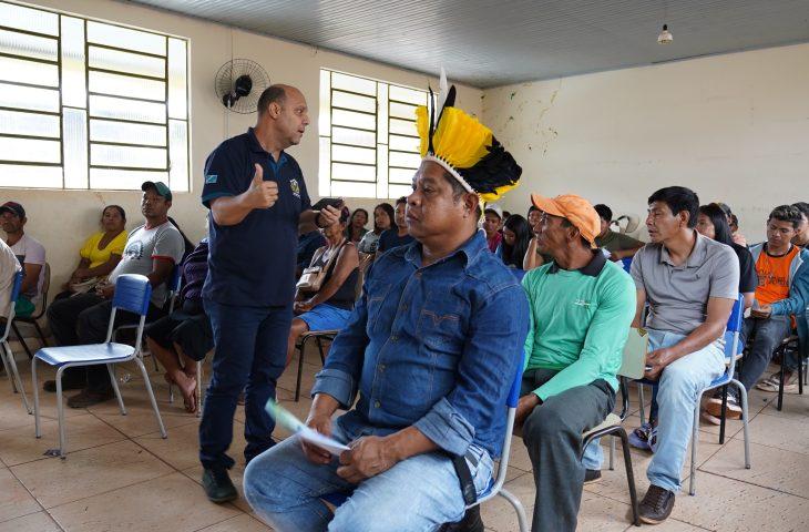 Sejusp capacita novos integrantes do conselho de segurança da aldeia Porto Lindo, em Japorã. Sejusp capacita novos integrantes do conselho de segurança da aldeia Porto Lindo, em Japorã.