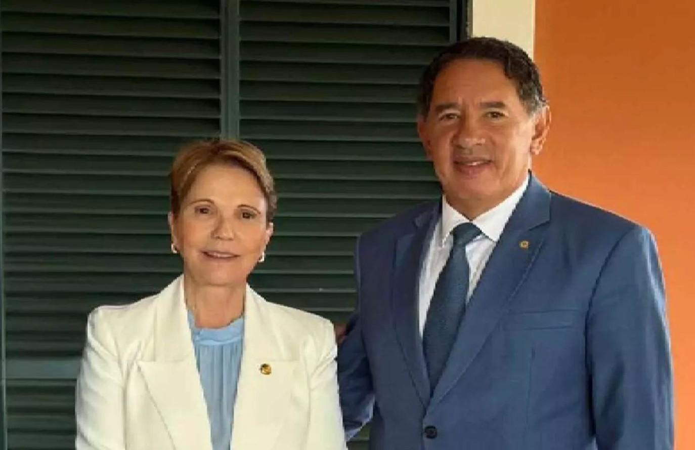 Senadora Tereza Cristina cita Gerson Claro como nome da União Progressistas ao Senado. Senadora Tereza Cristina cita Gerson Claro como nome da União Progressistas ao Senado.