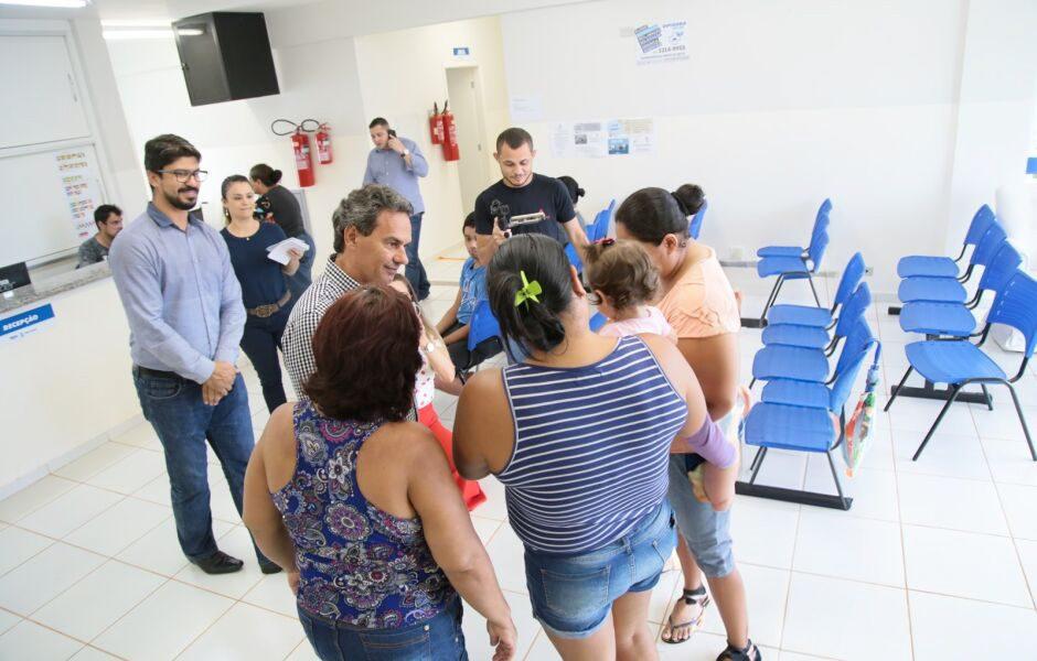 Vereador Marquinhos Trad participa de reunião com a Secretaria de Saúde na Câmara Municipal.