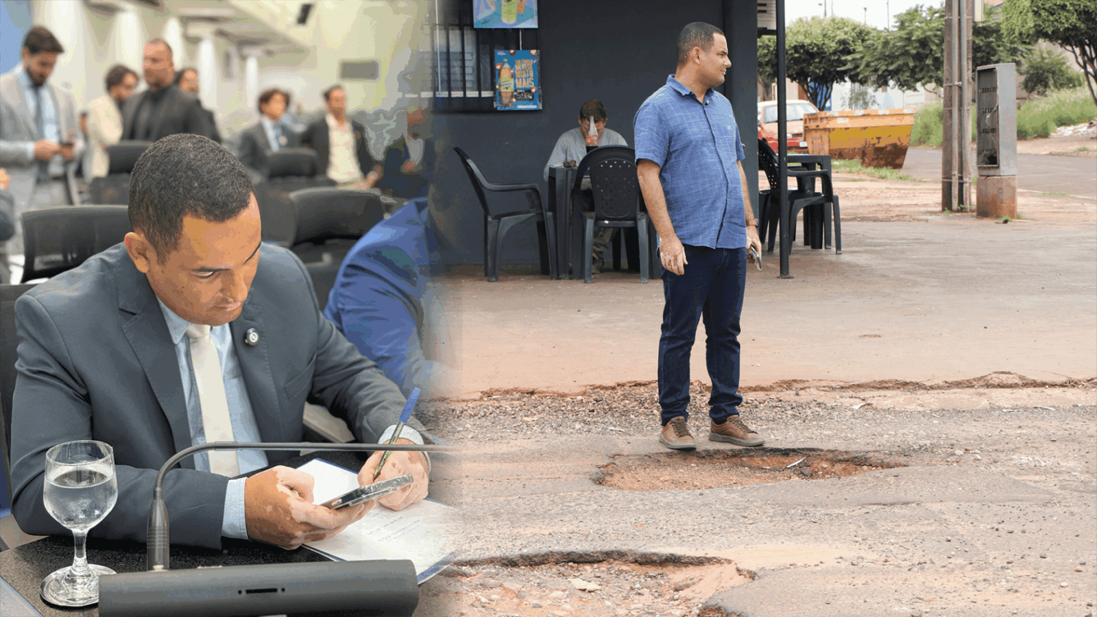 Vereador Wilson Lands solicita operação tapa-buracos em importante via do bairro Pioneiros. Vereador Wilson Lands solicita operação tapa-buracos em importante via do bairro Pioneiros.
