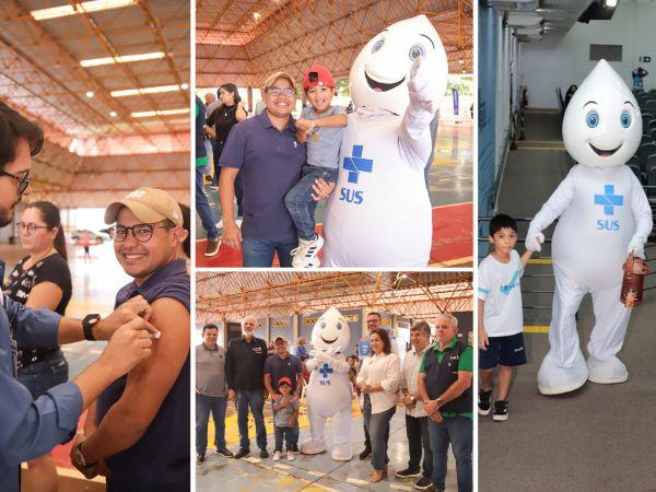 Câmara reforça importância da vacinação contra Influenza com presença no Dia D da campanha.