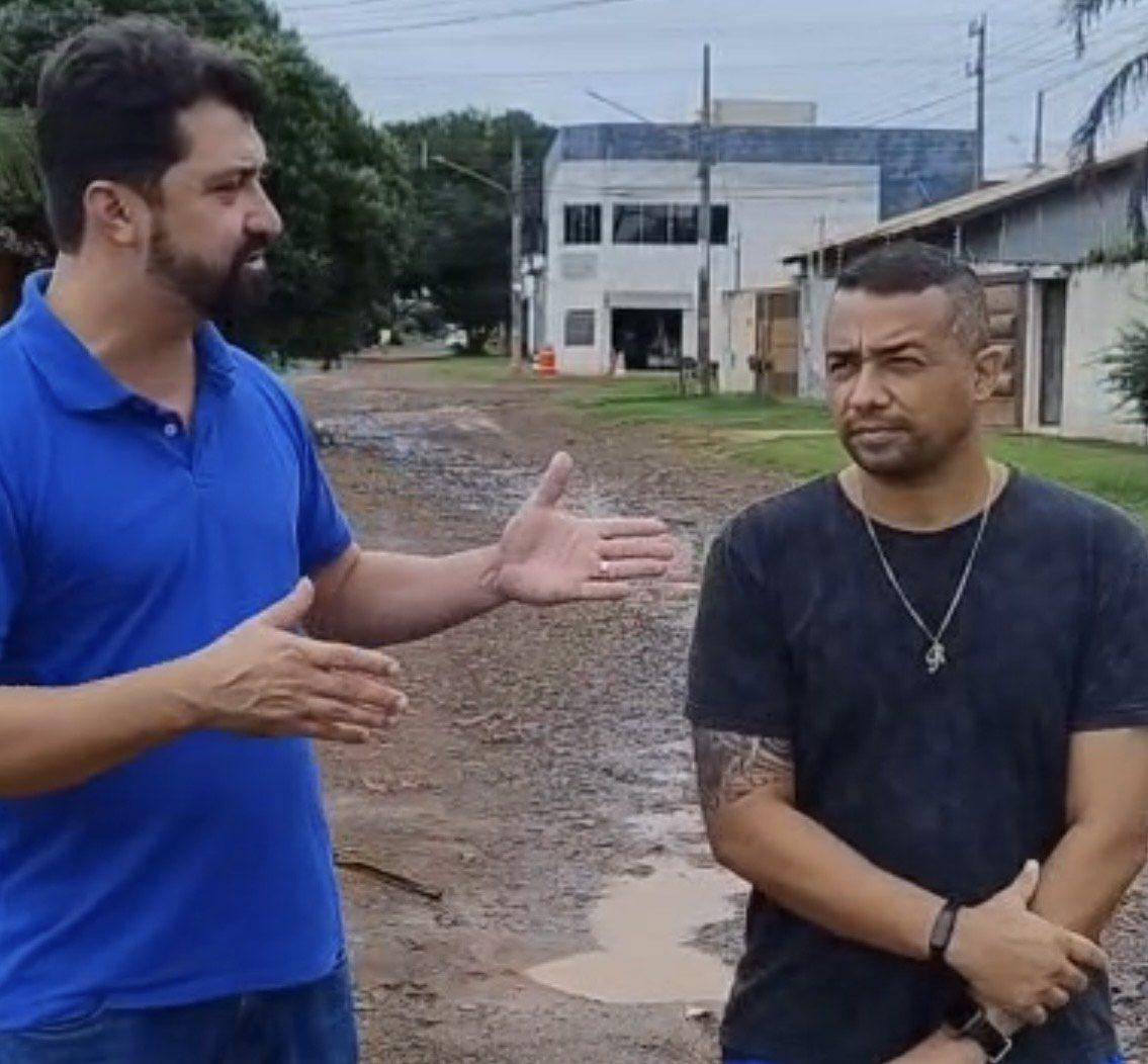 Flávio Cabo Almi exige ações concretas no Girassóis: “Não basta passar a patrola”