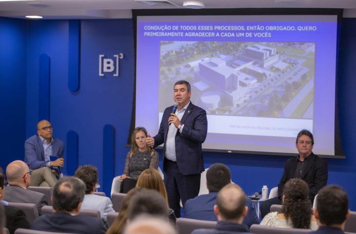 Governo de MS apresenta PPP do Hospital Regional a potenciais investidores na B3 em São Paulo. Governo de MS apresenta PPP do Hospital Regional a potenciais investidores na B3 em São Paulo.