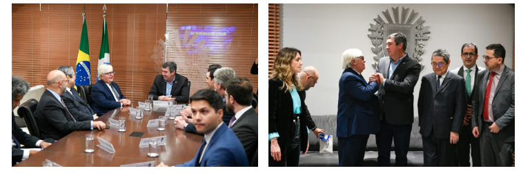 Autoridades do Judiciário conhecem potencial da Rota Bioceânica em apresentação na Governadoria. Autoridades do Judiciário conhecem potencial da Rota Bioceânica em apresentação na Governadoria.