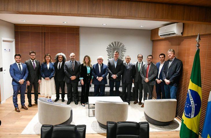 Autoridades do Judiciário conhecem potencial da Rota Bioceânica em apresentação na Governadoria. Autoridades do Judiciário conhecem potencial da Rota Bioceânica em apresentação na Governadoria.