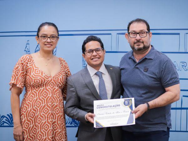 Clube de tiro de Campo Grande recebe Moção de Congratulação pelo presidente Papy.