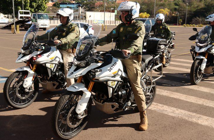 Segurança viária ganha reforço: Detran de MS cria equipe de patrulheiros motociclistas.