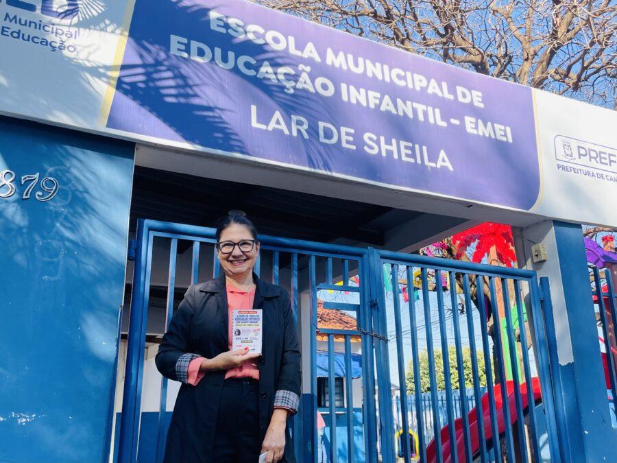 Vereadora Luiza traz coordenadora nacional do MEC para debater falta de vagas na Educação Infantil em Campo Grande.