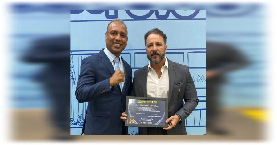 Coronel Alexandre Carvalhaes é homenageado com Moção de Congratulação pelo trabalho à frente do Círculo Militar de Campo Grande.