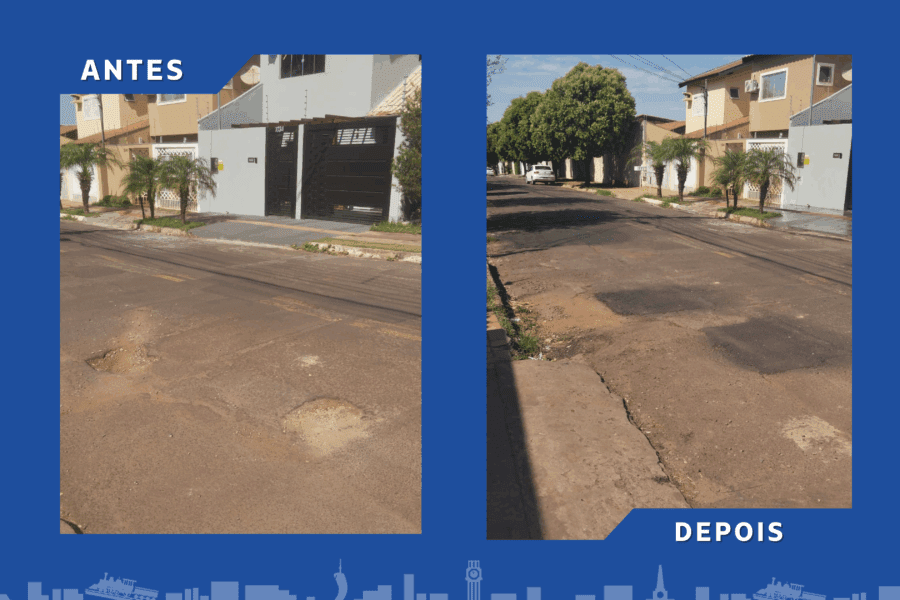 Indicação do vereador Marquinhos Trad garante reparos na Rua São Remo.