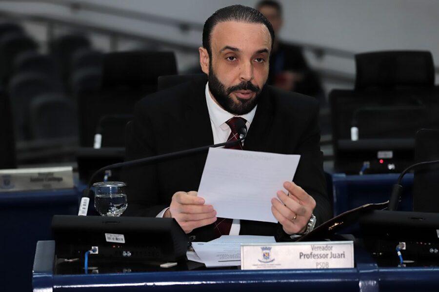 Professor Juari cobra reforço policial no Santo Eugênio.