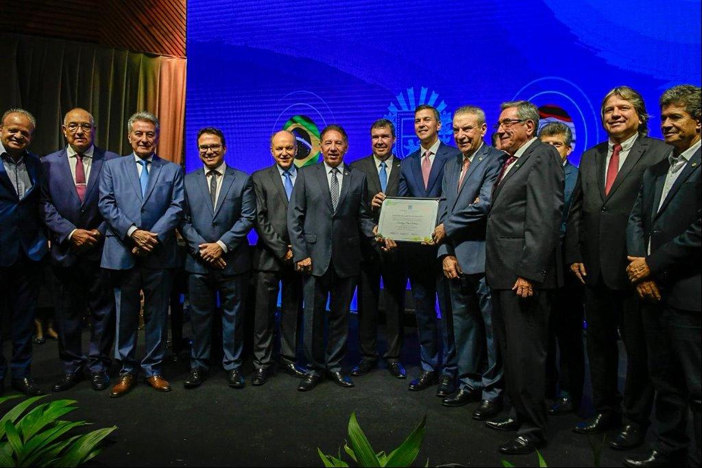 ALEMS homenageia presidente do Paraguai e reafirma parceria institucional entre os países.