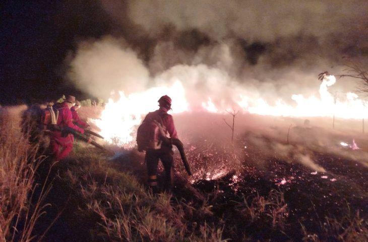 Operação Pantanal: atuação do Corpo de Bombeiros contribui para controle de incêndio em parque estadual de MS. Operação Pantanal: atuação do Corpo de Bombeiros contribui para controle de incêndio em parque estadual de MS.