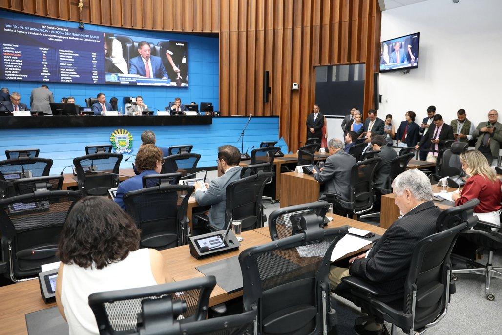 Pautada redação final da criação da Semana de Conscientização sobre Menopausa e Climatério. Pautada redação final da criação da Semana de Conscientização sobre Menopausa e Climatério.