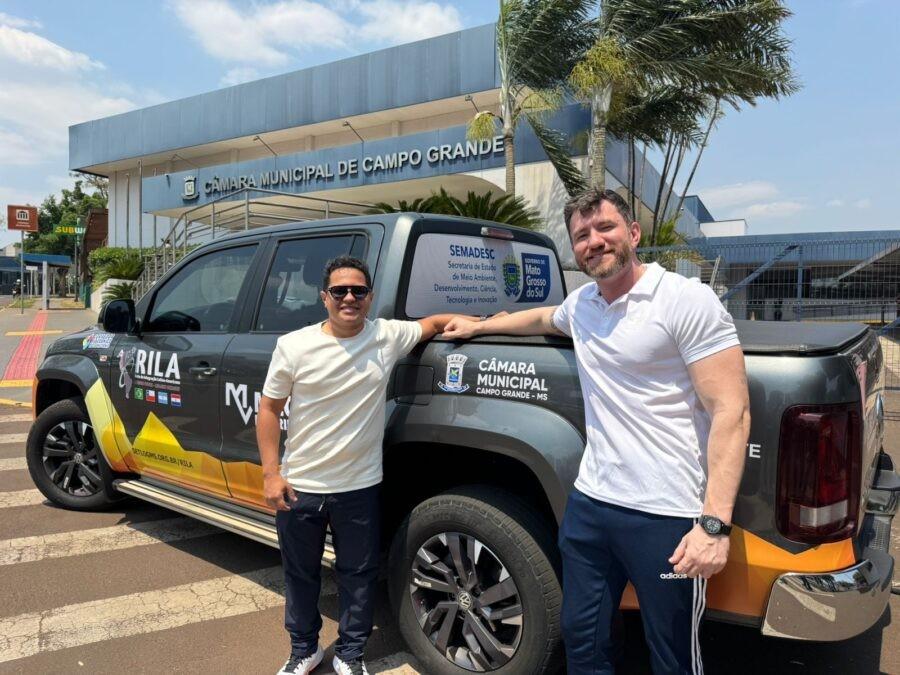 Vereadores iniciam expedição rumo a Fórum Internacional da Rota Bioceânica, na Argentina.