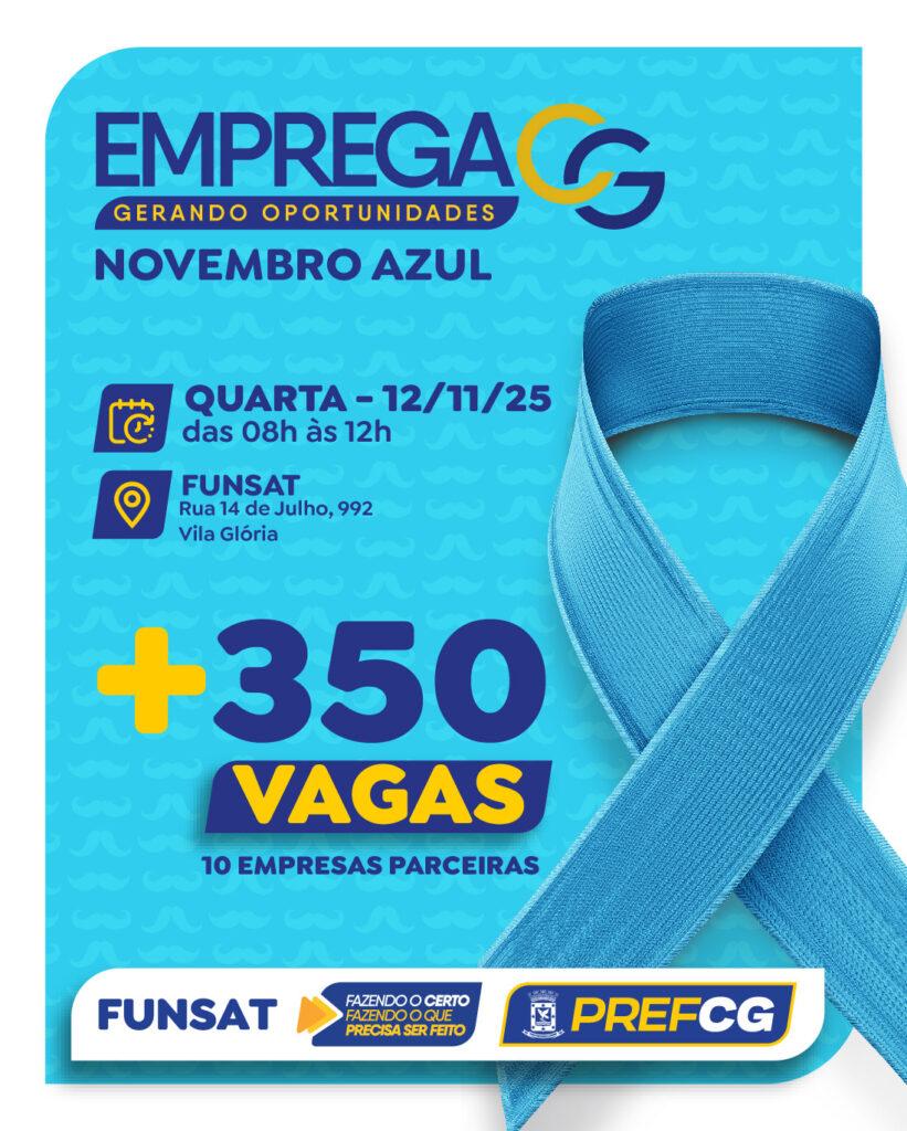 Funsat realiza evento do Novembro Azul com oportunidades em 182 empresas.