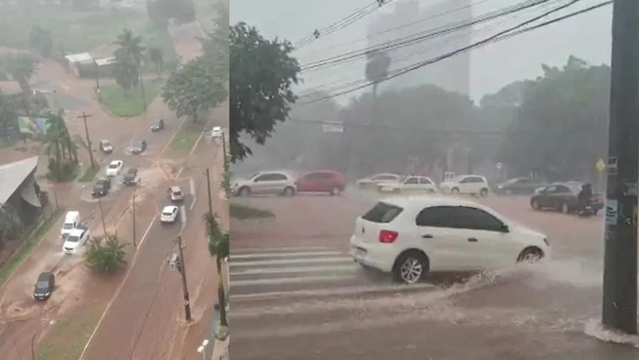 Em meio à forte chuva, vereador Fábio Rocha destaca aprovação da Lei “Cidade-Esponja” em Campo Grande.