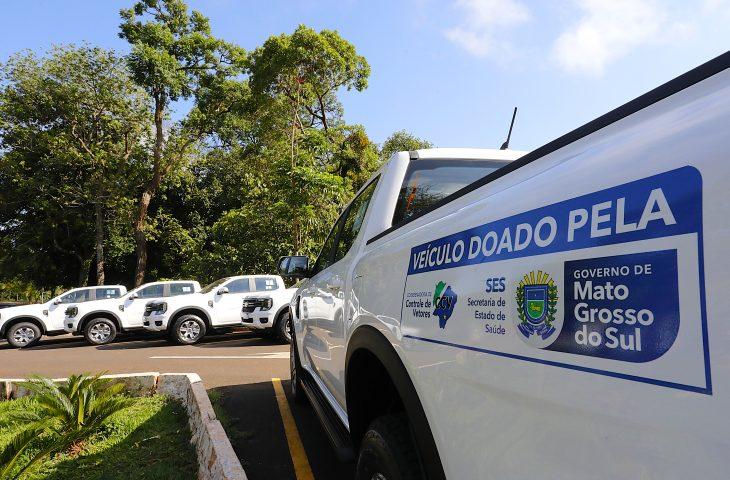 Para fortalecer ações de vigilância em saúde, Governo de MS entrega veículos para 14 municípios.