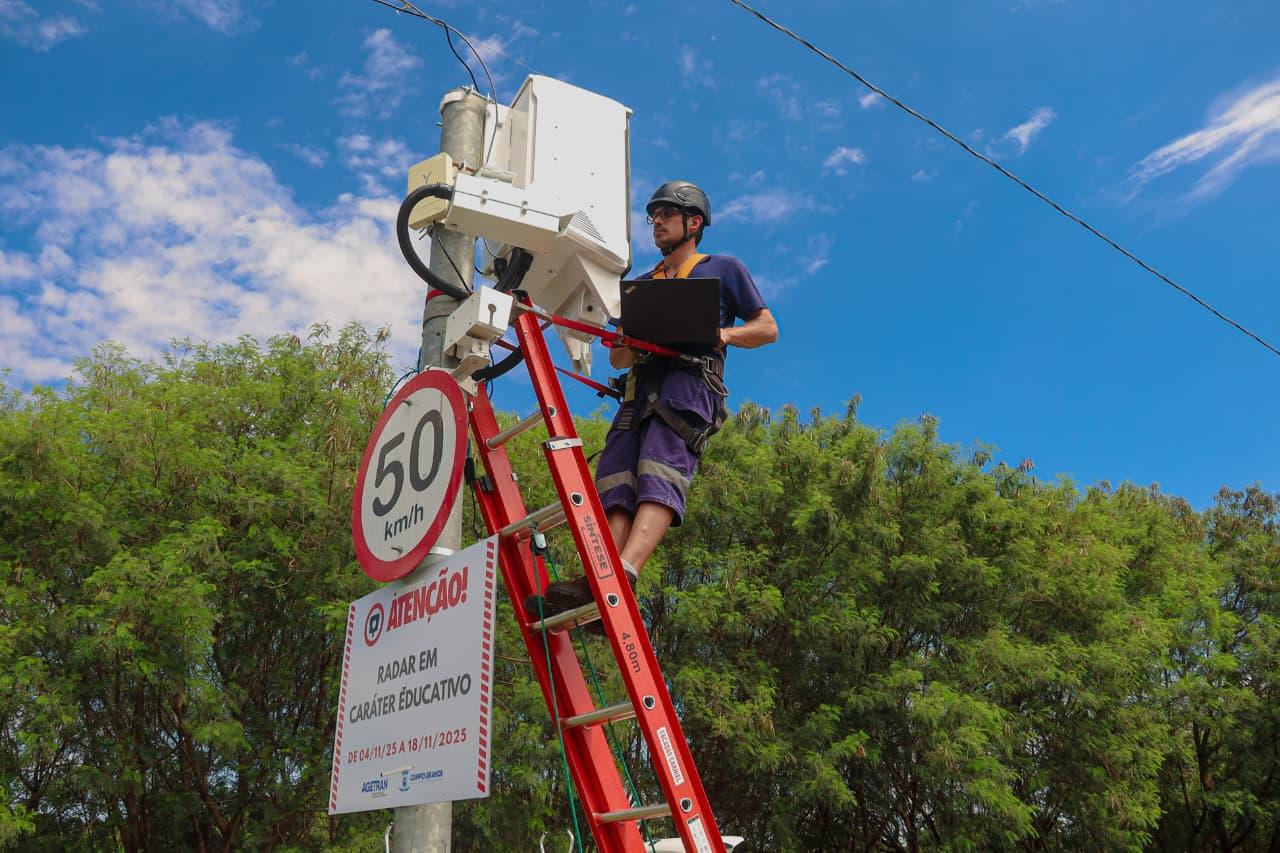 Radares operacionais reforçam a proteção no trânsito.